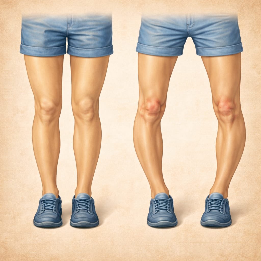 التقوس الخارجي للساقين