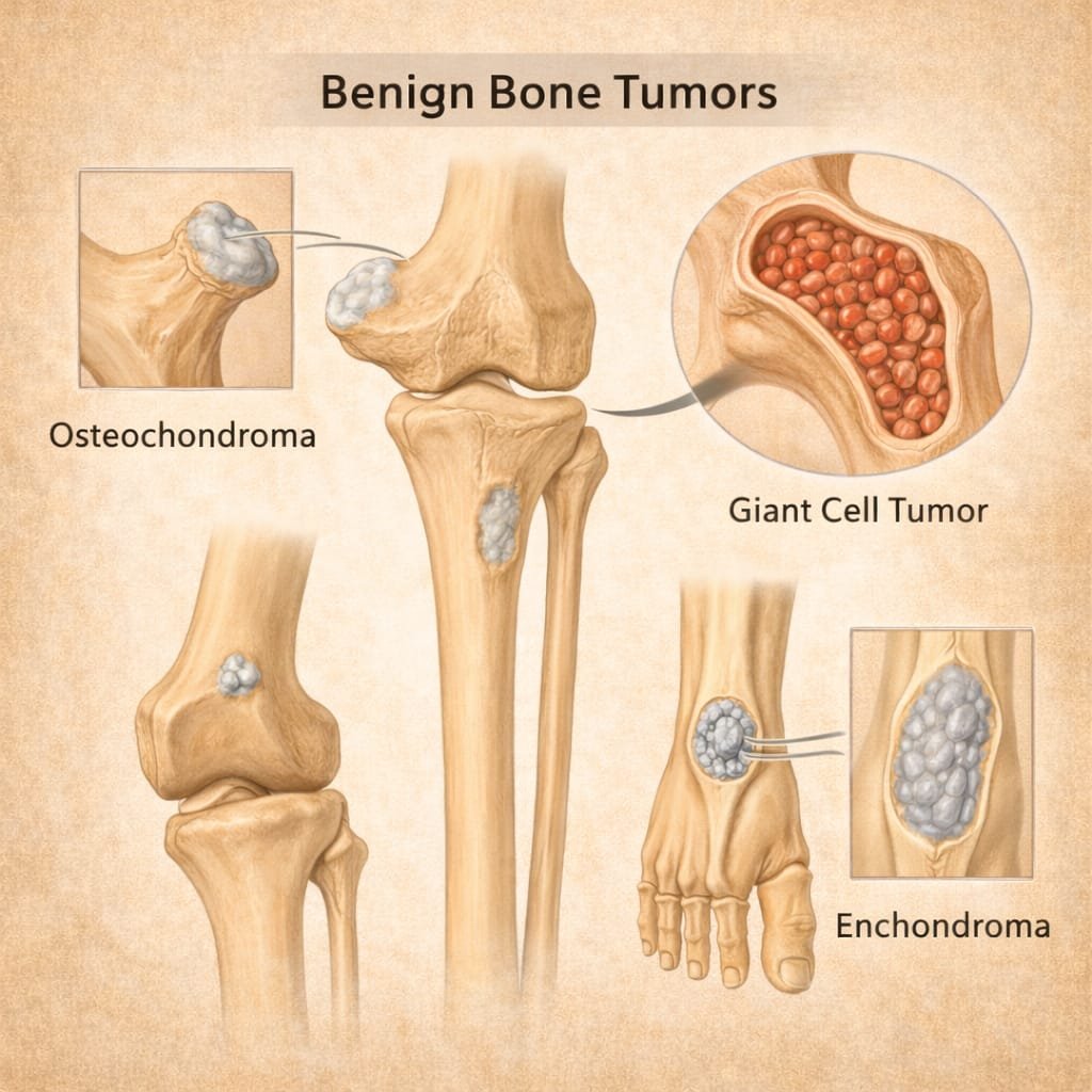 اورام العظام الحميدة