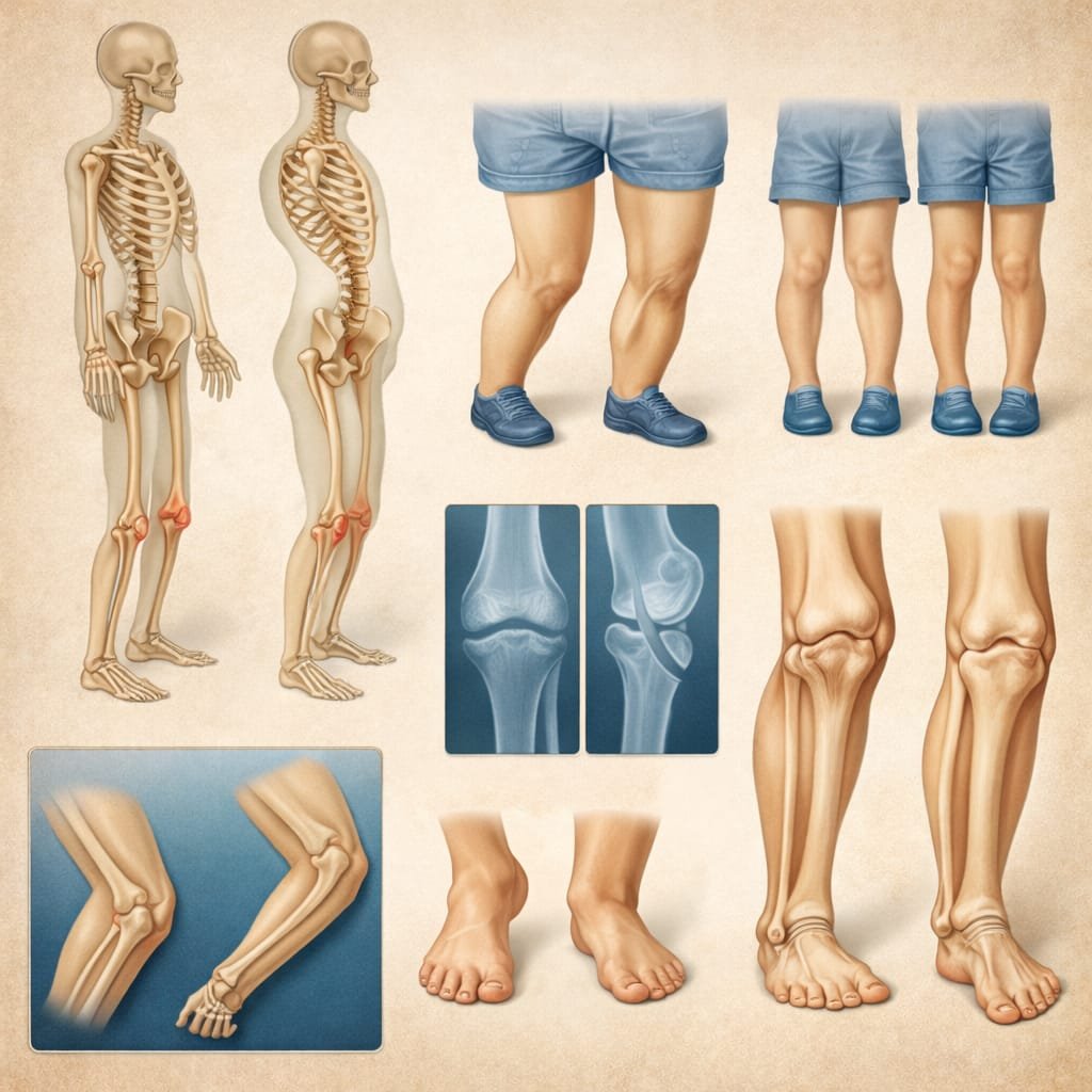 تشوهات وتقوسات العظام